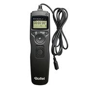 Rollei Telecomando per Scatto Remoto con Cavo, Facile da Usare, Display LCD Illuminato, Colore Nero