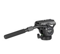 Rollei VH-6 - Testina video fluido per videocamere e fotocamere DSLR per filmati, video, creazione di contenuti, streaming live e portata 10 kg