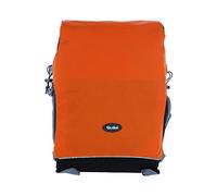 Rollei Traveler Backpack Canyon M - Zaino fotografico per esterni (Daypack), incl. Vano interno separato per attrezzatura fotografica e Vano laptop - Dimensione M (25 Litri) - Sunrise (Grigio/Arancio)
