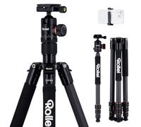 Rollei Treppiede Fotocamera e Smartphone C5i Nero 158cm in Carbonio