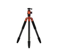 Rollei Treppiede fotografico C6i: compatto, leggero, treppiede 3 in 1 con testa a sfera Arca Swiss Monopod, macrostativo, con punte e borsa (arancione)