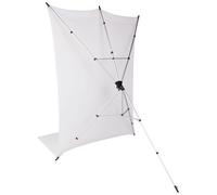 Rollei Treppiede per sfondo X-Drop + sfondo 3,0m bianco