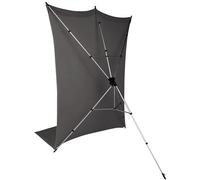 Rollei Treppiede per sfondo X-Drop + sfondo 3,0m grigio