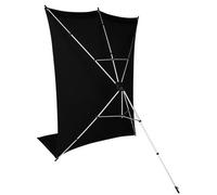 Rollei Treppiede per sfondo X-Drop + sfondo 3,0m nero