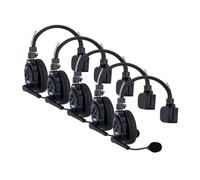 Rollei Xtalk X5 - Cuffie intercom flessibili, riduzione del rumore, audio dal vivo, portata fino a 350 m, durata della batteria 20 ore (Xtalk X5)