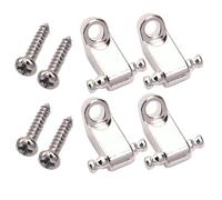 Roller 2 in String Metallo Argento Chitarra per Tree Set Elettrica | Vite Inclusa, Design Leggero, Riduce Stress Sulle Corde e Aiuta a Mantenere L'accordatura