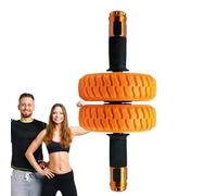 Roller AB ABDOMINALE - ABS ABS ABDOMINALE ALTRUZIONE DEL CORE RESPONSIONE | Rullo Per Ruote AB Con Tappetino Per Ginocchiere Grande Per Esercizio Di Lancio Addominali Di Core | Set Di Ruote Doppie Con