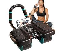 Roller AB - Roller AB Rhow | Ruota Di Allenamento Leggera E Durabble, Multiuso E Facile Da Usare Autunno Di Resistenza Al Nucleo Automatico Molto Semplice Strumento Addominale Per L'allenamento 'a