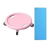 Roller AB, tavola ruota addominale,Scheda di attrezzatura per l'allenamento addominale con tappetino per ginocchio | Esercizio rullo, cursore del nucleo rotante a 360 gradi per l'allenamento della