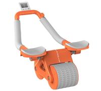 Roller Abs Gym, Ab Wheel Roller, AB Exerciser Machine con supporto al gomito, Esercizio di palestra per palestra a rulli addominale per pancia, schiena, glutei e gambe