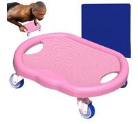 Roller Board - Ruota di esercizio addominale silenziosa per allenamento di base | Trainer ABS per fitness automatico ABS con tappeti, attrezzatura da allenamento portatile per la casa da uomo