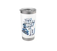 Roller Boy - Pattinatore per decimo compleanno, per 10° compleanno Bicchiere termico in acciaio inox doppia parete