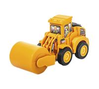 Roller Bulldozer | Giocattoli Per Camion Ad Attrito | Giocattoli Veicoli Da Costruzione | Excavatore Per Trasportatore Di Alimentazione Da Costruzione Riutilizzabile, Rullo Portatile E Auto D