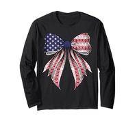 Roller Coaster Amusement Park 4 luglio USA bandiera americana Maglia a Manica