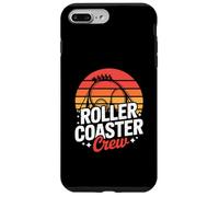 Roller Coaster Crew Tee divertente tema parco divertimenti famiglia Custodia per iPhone 7 Plus/8 Plus