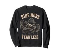 Roller Coaster Funny Ride More Fear Less Felpa