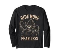 Roller Coaster Funny Ride More Fear Less Maglia a Manica
