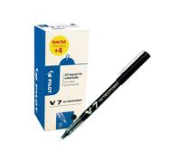 Roller con cappuccio Hi Tecpoint V7 - punta 0,7mm - nero - Pilot - conf. 16 + 4