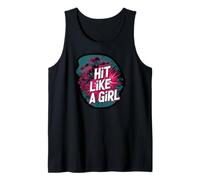 Roller Derby Hit Like A Girl Empowering Skater Design Canotta