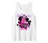 Roller Derby Ragazze Vintage Skater Retro Pattinaggio Canotta