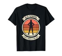 Roller Derby Veterano Old School Skater Retro Maglietta