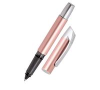 Roller ergonomico per scuola/università - Campus Rosegold ONLINE - per mancini, destrorsi, con impugnatura morbida, per cartucce d'inchiostro standard, ricaricabile, ideale per principianti/alunni