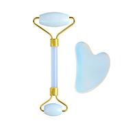 Roller Face Lifting Tool Massager Jade Massage Stone Guasha Board Rimozione delle rughe Set for la cura della bellezza 1Pcs (Color : 1 guasha board)