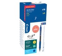 Value pack 16+4 Roller gel scatto G-2 0,7mm blu PILOT