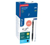 Roller gel a scatto G 2 - punta 0,7mm - nero - Pilot - conf. 16 + 4 pezzi Quantita min. 1