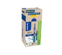 Roller gel B2P Ecoball BeGreen - punta 0,7 mm - 10 refill B2P inclusi - blu - Pi