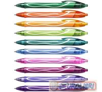 ROLLER GELOCITY 30PZ COLORI ASSORTITI BIC GEL QUICK DRY