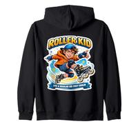 Roller Kid Like A Normal Kid Only Roller Blade, Divertente Felpa con Cappuccio