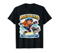 Roller Kid Like A Normal Kid Only Roller Blade, Divertente Maglietta