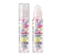 Roller Lip Lip Roller Sphere per olio per labbra idratante olio per labbra Olio per piatti per la cura delle labbra Olio idratante per le labbra, non appiccicoso per donne e ragazze