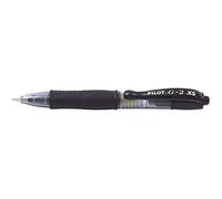 Pilot Lot de 3 Minis Stylo roller Encre gel G2 XS7 PIXIE Tracé 0,4 mm (Bille 0,7mm) Noir