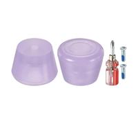 Roller Skate Ferma Dita,1 Coppia 82A Gomma Freno Tappi Blocco,Viola