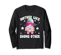 Roller Skate Mom GNOME for Women Funny 80 90s Roller Skating Maglia a Manica
