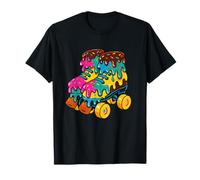 Roller skating dripping Ice Cream roller skates Maglietta