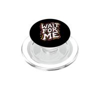 Roller Skating Wait For Me Retro Skateboarding PopSockets PopGrip per MagSafe