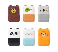 Roller Stamps, Drawing Animal Roller Stampers, 6 Pieces Cute Cartoon Design Educational Creative Learning Tools for Toddler Girls Boys Children Art Classroom Home