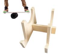 Roller Stand - 8 inches Wood Roller Board Rack | Ŕollers Board Stand | Wooden Workout Equipment Śtands for Fitness Center Home Gym Women Men Adult