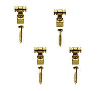 Roller String Tree Guide Retainer (4 pz) - per Fender Strat Stratocaster Tele Telecaster Chitarra Elettrica (Oro)