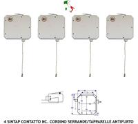 ROLLER SWITCH SINTAP ANTIFURTO TAPPARELLE SERRANDE BREVETTO 4 CONTATTI CORDINO