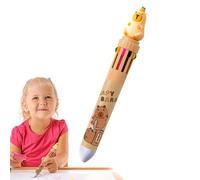 Rollerball Pen Capybara 10 colori, penna a sfera retrattile creativa 10 in 1, penna a sfera retrattile, 10 in 1, penna a sfera retrattile | Scuole, simpatiche penne multicolore