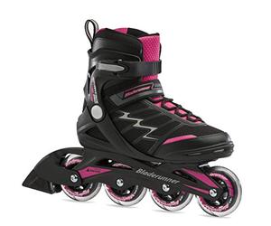 Rollerblade Bladerunner By Advantage PRO Xt-Pattino in Linea per Adulti da Donna, Colore: Nero e Rosa, US Size 8