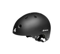 Rollerblade Downtown Helmet, Casco per Pattini in Linea Unisex Bambino, Nero, M (55-58)