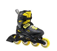 Pattini a rotelle Rollerblade Fury per bambini nero/giallo (21.0-24.0 cm)
