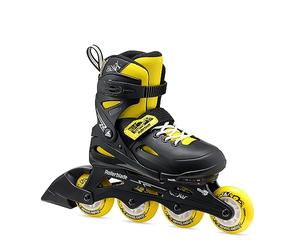 Rollerblade Fury, Pattini in Linea, Nero/Verde Mare, 29-33, Ragazzo