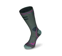 Rollerblade High Performance Sock Womens, Calzini Donna, Grigio Scuro/Rosa, M