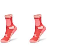 Rollerblade KIDS SOCKS, calzini da pattinaggio in linea per ragazze, calze sportive per bambini unisex, rosa, S (35-38) (Confezione da 2)